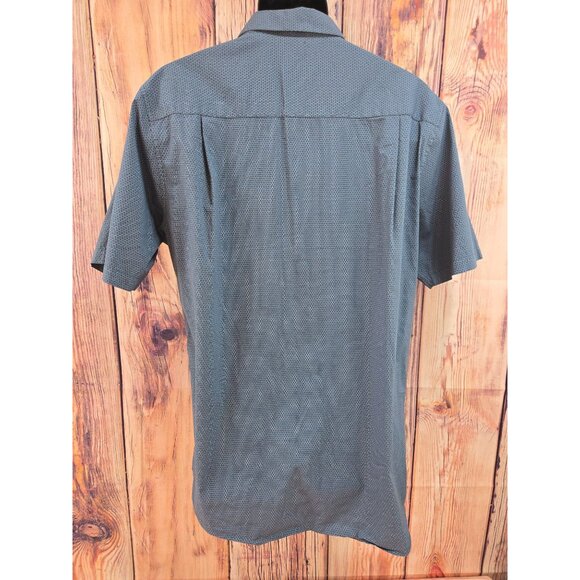 Travis Mathew Mens XL Blue Short Sleeve Button-Down Shirt - Picture 2 of 7